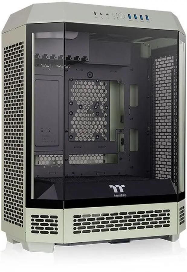 Корпус ATX Thermaltake The Tower 600 Matcha, Midi-Tower, без БП,  зеленый [ca-1z1-00mewn-00]